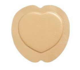 Molnlycke Mepilex® Border Sacrum Self-Adherent Foam Dressing, Absorbent Bordered, 6.3" x 7.9"