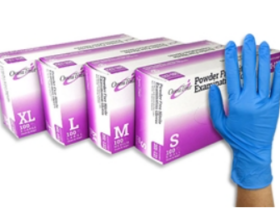 OMNI NITRILE GLOVES LARGE