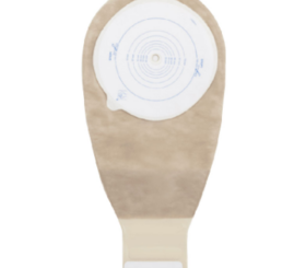 ConvaTec Esteem® + One-Piece Drainable Pouch, 3/8" to 4" Cut-to-Fit, Integrated Closure, 14" Transparent