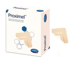 Hartmann-Conco Proximel™ Silicone Dressing, with Border, 4" x 4"