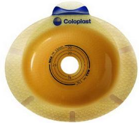 Coloplast SenSura® Click Two-Piece Skin Barrier, Belt Tabs, 2-3/8" Flange, Convex Light, 5/8" to 1-3/4" Stoma