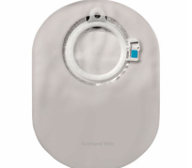 Coloplast SenSura® Mio Click Two-Piece Closed Pouch, 7-1/4" L, Opaque with Inspection Window, 50mm Coupling