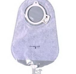 Coloplast Assura® Two-Piece Urostomy Pouch, 10-3/4" L, Transparent, 2-3/8" Flange, Cut-to-Fit Skin Barrier, Flat, 3/8" to 2-1/8" Stoma