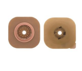 Hollister New Image® CeraPlus™ (Extended Wear) Skin Barrier, Two-Piece, Flat, Cut-to-Fit, 2-1/4" Stoma, 2-3/4" Flange, Blue