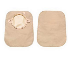 Hollister New Image® Two-Piece Closed Mini Pouch, 2-1/4" Flange, 7" L, Beige