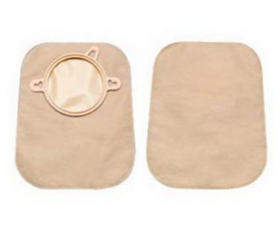 Hollister New Image® Two-Piece Closed Mini Pouch, 2-3/4" Flange, 7" L, Beige