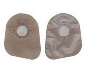 Hollister New Image® Two-Piece Closed Mini Pouch, 2-1/4" Flange, Filter, 7" L, Transparent