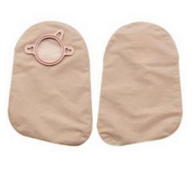 Hollister New Image® Two-Piece Closed Pouch, 2-3/4" Flange, 9" L, QuietWear™ Beige