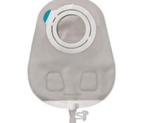 Coloplast SenSura® Mio Flex Urostomy Pouch, Two-Piece, 10-1/2" 400mL, Maxi, Transparent, Red