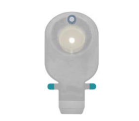 Coloplast Sensura® Mio Flip One-Piece Convex Drainage Pouch, Maxi, Cut-To-Fit, 10mm to 50mm Stoma, Transparent, with Full Circle Filter