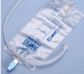 Merit Medical Systems Drainage Depot with Clear Bag, 600mL, Twist Drain Valve