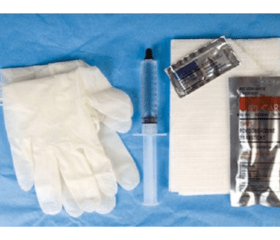 Amsino Urological Catheter Insertion Tray 10cc Pre-filled Syringe Latex-free, Sterile