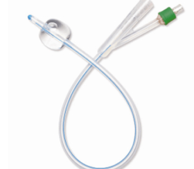 FOLEY CATHETER 14FR 100% SILICONE
