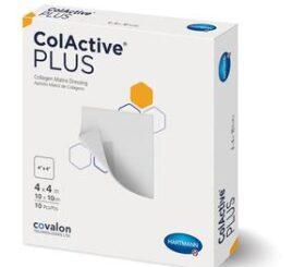 Covalon ColActive® Plus Collagen Matrix Dressing, 4" x 4"