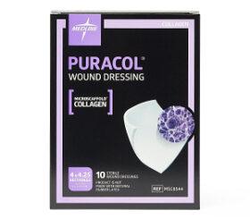 Medline Puracol™ Collagen Wound Dressing, 4" x 4.25"