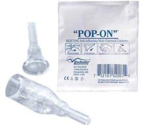 Male External Catheter Pop-On® Self-Adhesive Strip Silicone Large