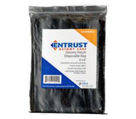 Fortis Entrust™ Ostomy Pouch, Disposable Bag, 8" x 8"