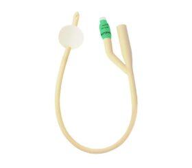 TruCath Silicone-Elastomer Coated Latex Foley Catheter, 2-Way, 24 Fr, 5 mL Balloon